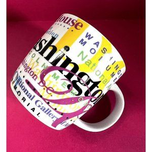 Jay Joshua NY Ceramic Coffee Mug Washington DC White House Smithsonian Cup 8 oz